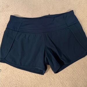 Lululemon Athletica Dark Blue Athletic Shorts